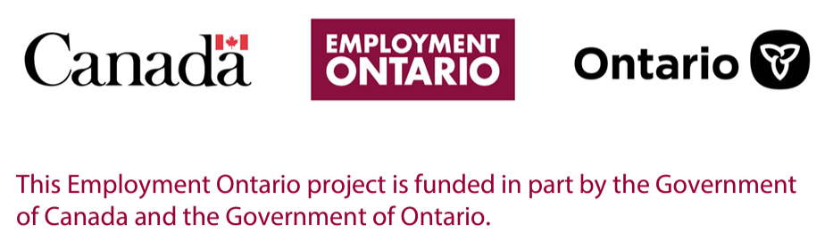 Employment Ontario, Ontario and Canada wordmark