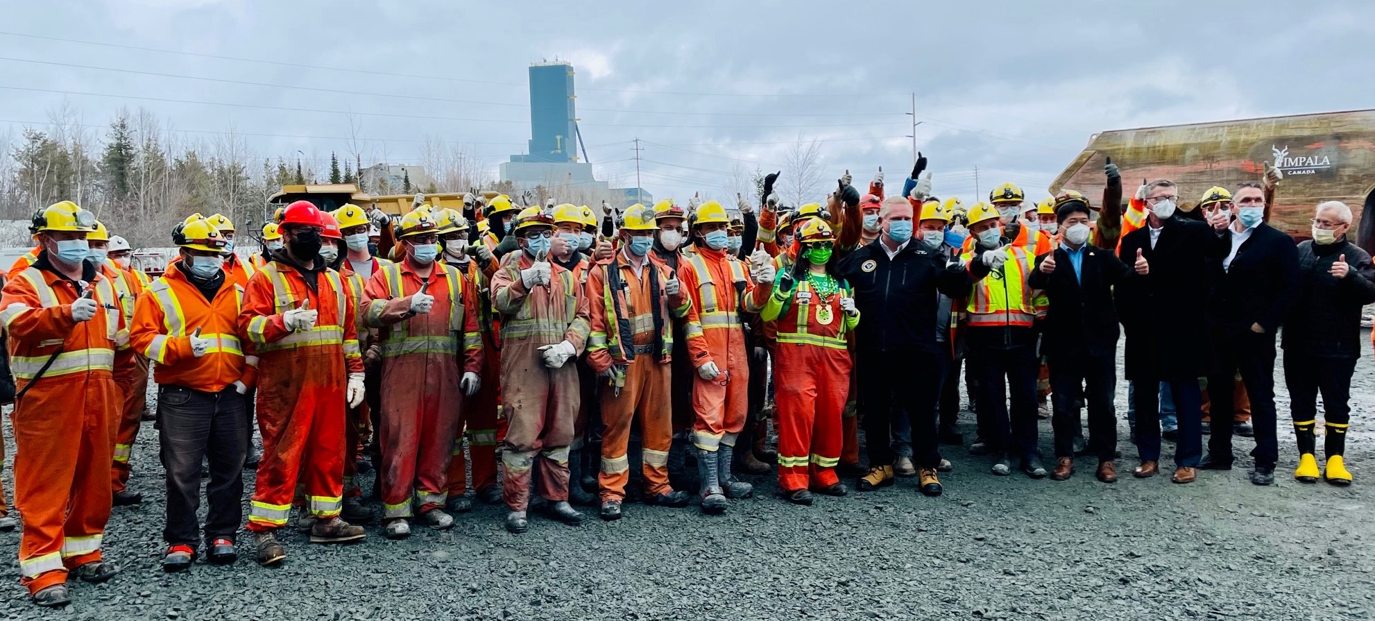 miners at Impala Canada