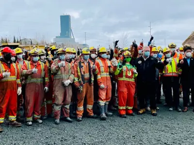 miners at Impala Canada